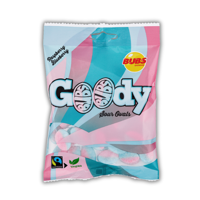 Goody Sour Ovals Raspberry Blueberry 90g (3.17oz)