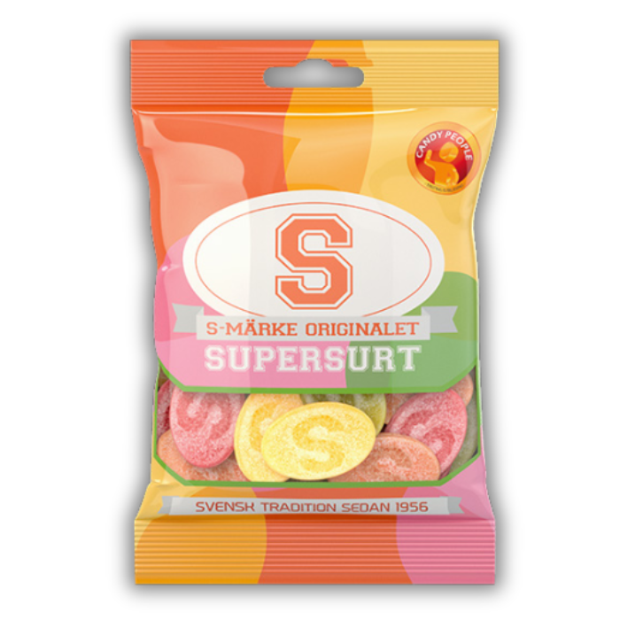 S-Märke Super Sour Ovals 80g (2.82oz)